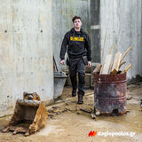 DeWalt DWC47-001 Hoodie Φούτερ Εργασίας Mε Κουκούλα Μαύρο