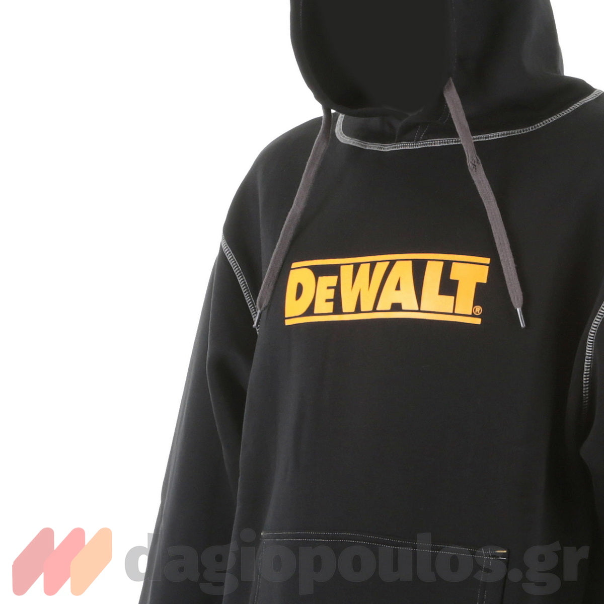 DeWalt DWC47-001 Hoodie Φούτερ Εργασίας Mε Κουκούλα Μαύρο