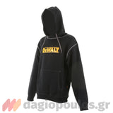 DeWalt DWC47-001 Hoodie Φούτερ Εργασίας Mε Κουκούλα Μαύρο