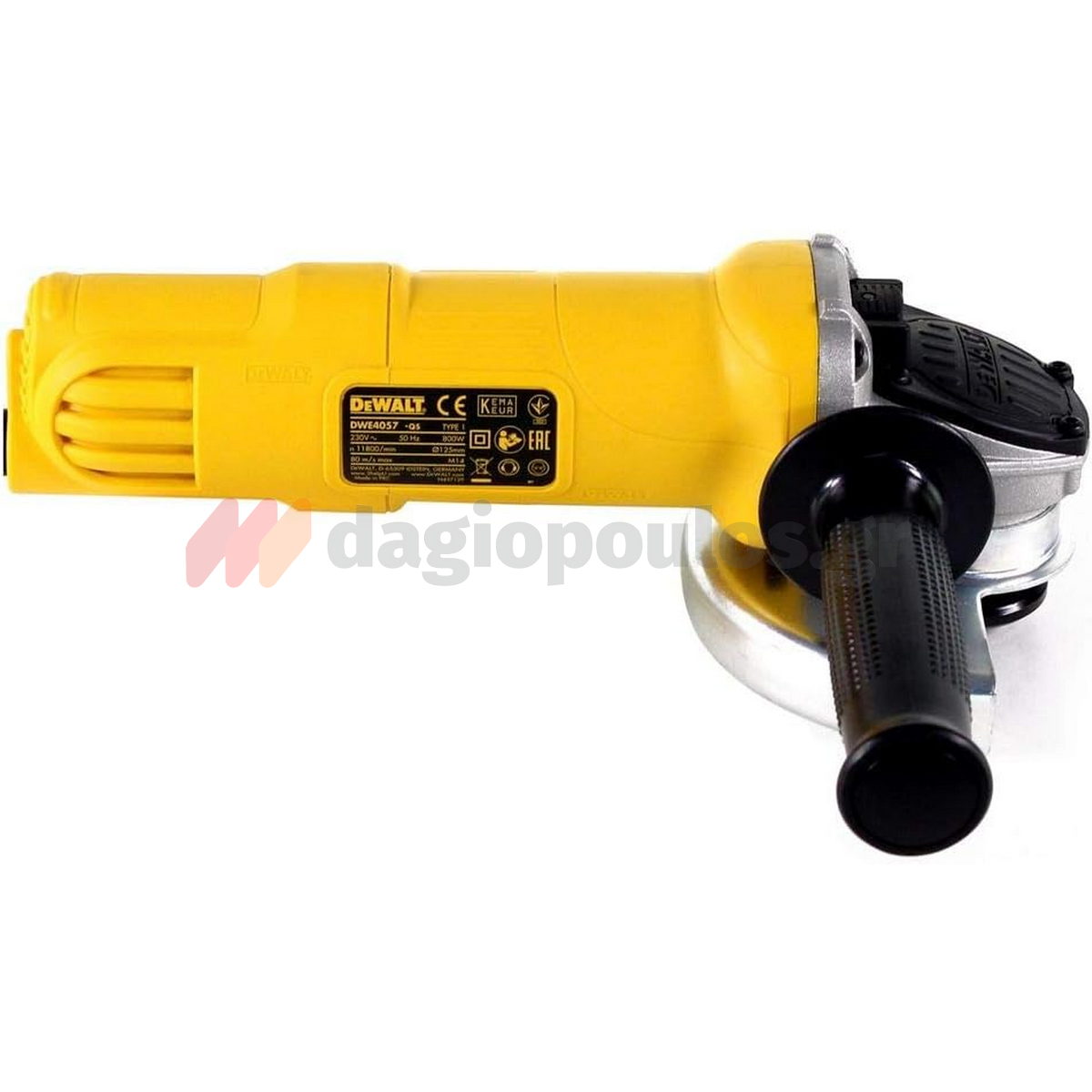 DeWalt DWE4057-QS Ηλεκτρικός Γωνιακός Τροχός 800W 125mm