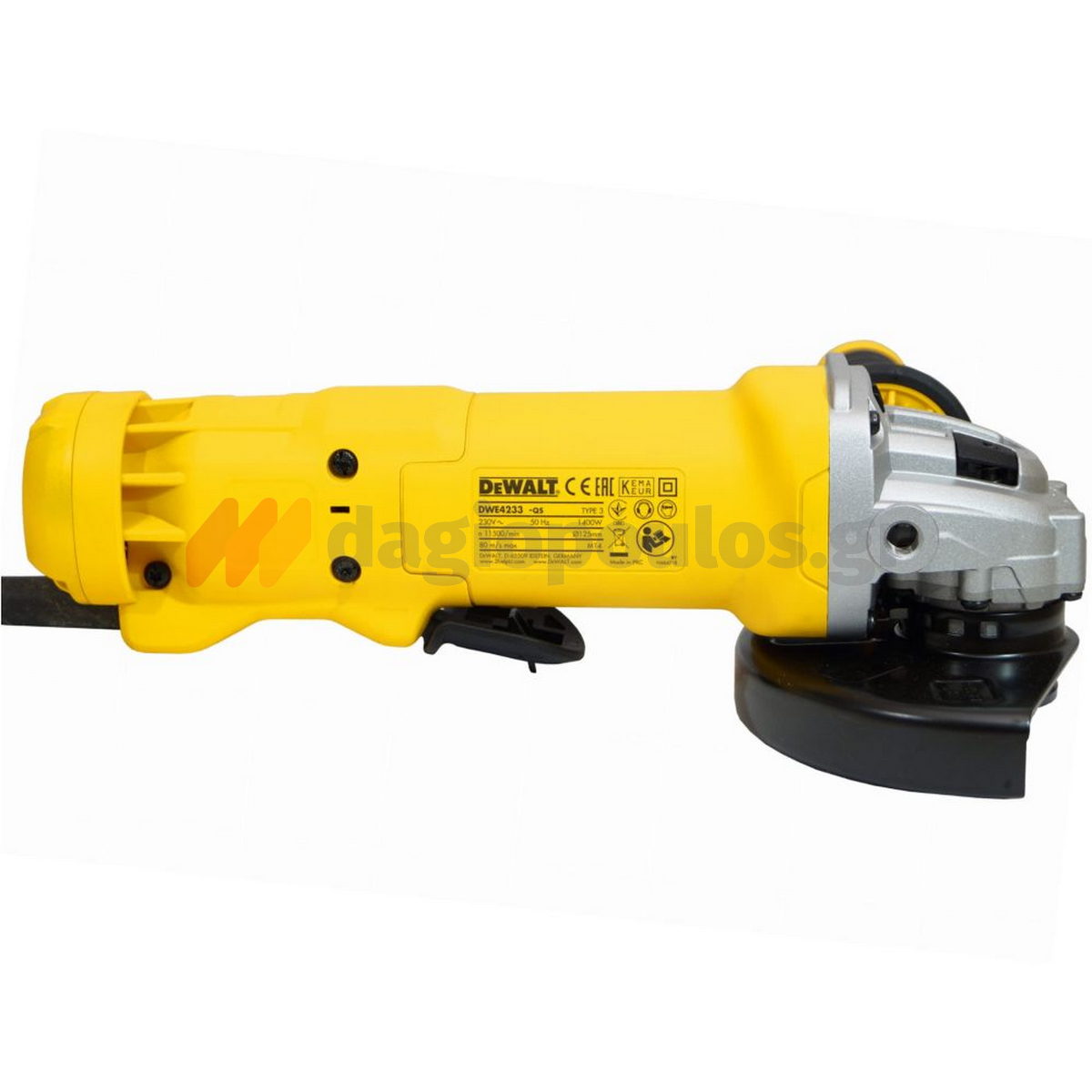 DeWalt DWE4233-QS Ηλεκτρικός Γωνιακός Τροχός 1400W 125mm