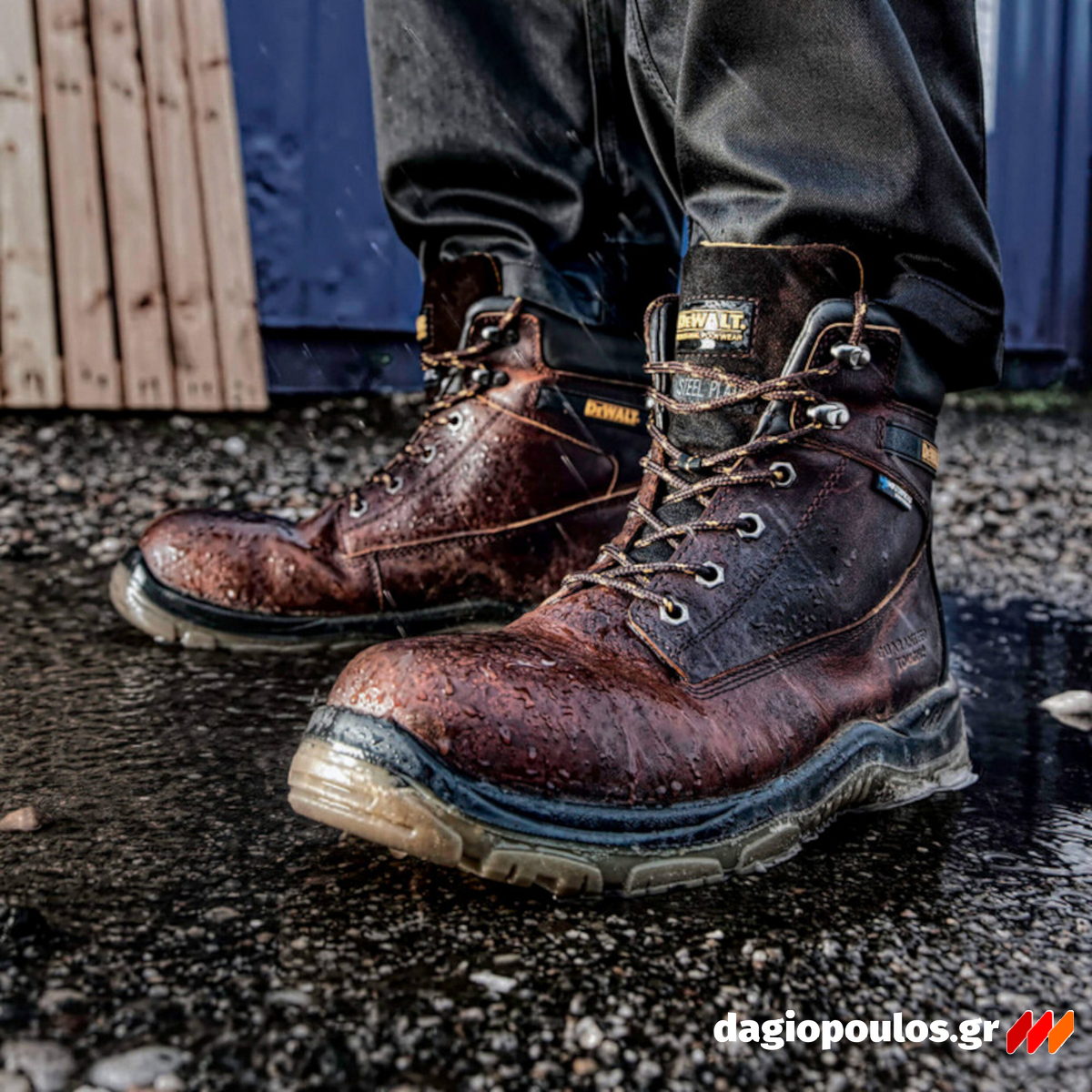 Dewalt DWF50092-120 Titanium Tan S3S Παπούτσια Ασφαλείας Εργασίας Ημιμποτάκια Με Προστασία