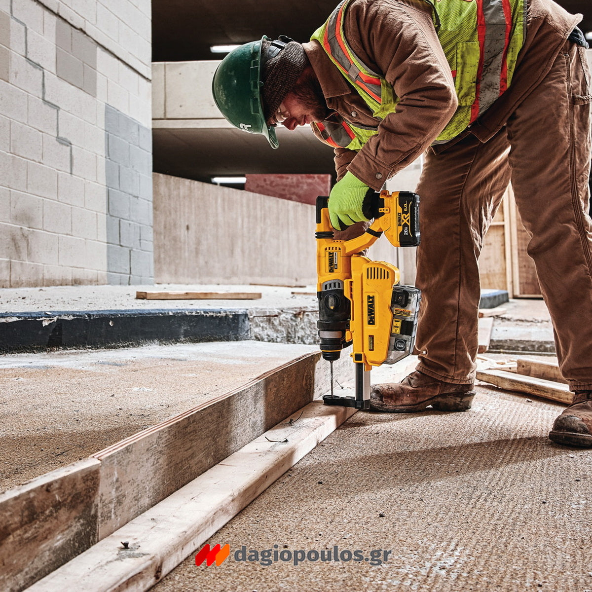 DeWalt DWH205DH-XJ Brushless Αναρροφητήρας (Απορροφητήρας) - Εξαγωγέας Σκόνης Μπαταρίας Για Δράπανα SDS 18V Li-Ion SOLO