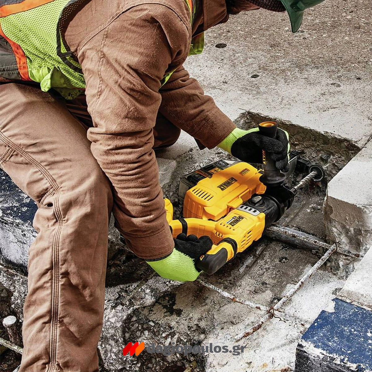 DeWalt DWH205DH-XJ Brushless Αναρροφητήρας (Απορροφητήρας) - Εξαγωγέας Σκόνης Μπαταρίας Για Δράπανα SDS 18V Li-Ion SOLO