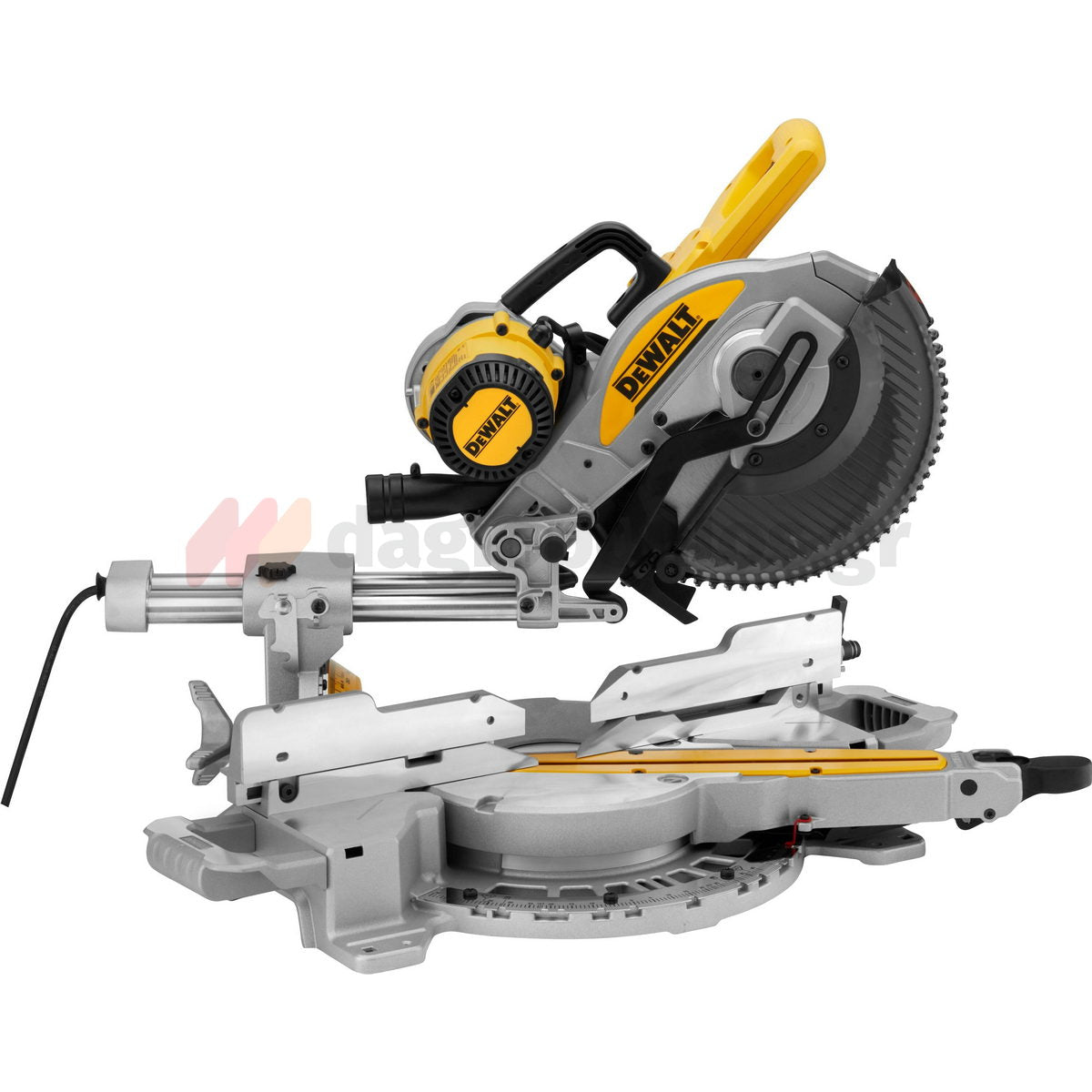 DeWalt DWS727-QS Brushless Ηλεκτρικό Φαλτσοπρίονο Πάγκου Συρόμενο (Radial) 1675W 250mm