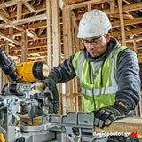 DeWalt DWS727-QS Brushless Ηλεκτρικό Φαλτσοπρίονο Πάγκου Συρόμενο (Radial) 1675W 250mm