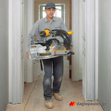 DeWalt DWS780-QS Brushless Ηλεκτρικό Φαλτσοπρίονο Πάγκου Συρόμενο (Radial) 1675W 305mm