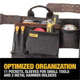 DeWalt DWST50112-1 PRO Εργαλειοθήκη Με Επαγγελματική Δερμάτινη Ζώνη Και 11 Θήκες