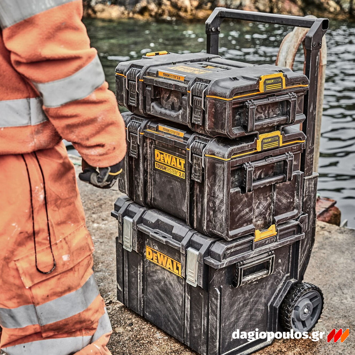 DeWalt DWST83293-1 Εργαλειοθήκη Κλειστού Τύπου Tough System 2.0