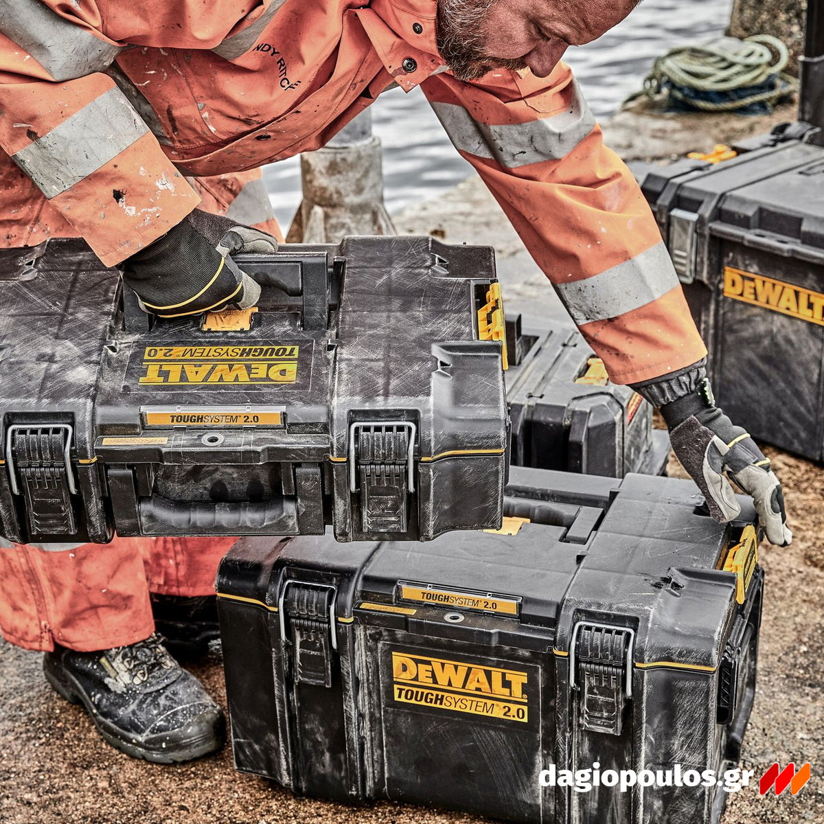 DeWalt DWST83293-1 Εργαλειοθήκη Κλειστού Τύπου Tough System 2.0