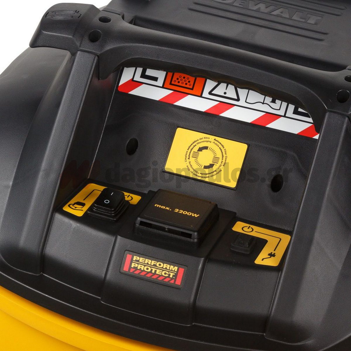 DeWalt DWV901L-QS Ηλεκτρική Σκούπα Υγρών - Στερεών 1400W Με Δοχείο 30Ltr