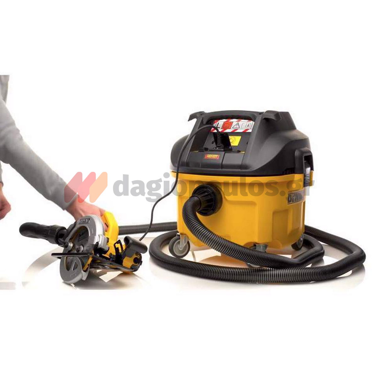 DeWalt DWV901L-QS Ηλεκτρική Σκούπα Υγρών - Στερεών 1400W Με Δοχείο 30Ltr