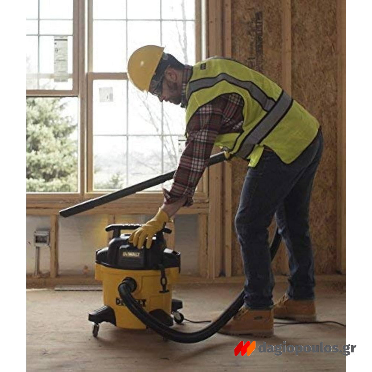 DeWalt DWV901L-QS Ηλεκτρική Σκούπα Υγρών - Στερεών 1400W Με Δοχείο 30Ltr