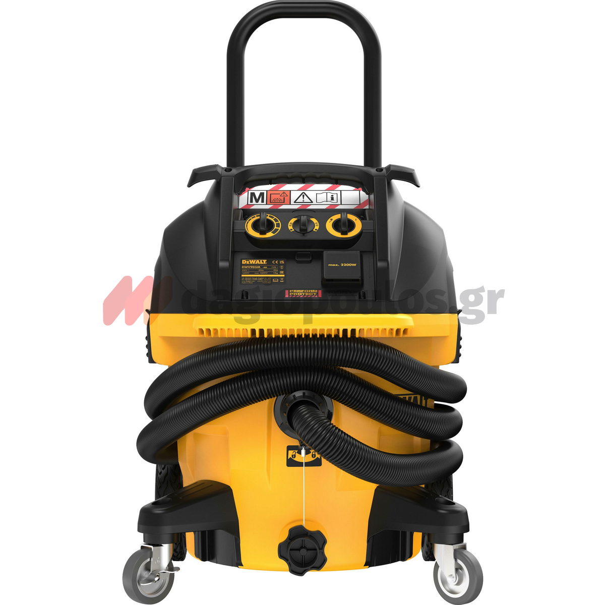 DeWalt DWV905M-QS Ηλεκτρική Σκούπα Υγρών / Στερεών 1400W Με Δοχείο 38Ltr