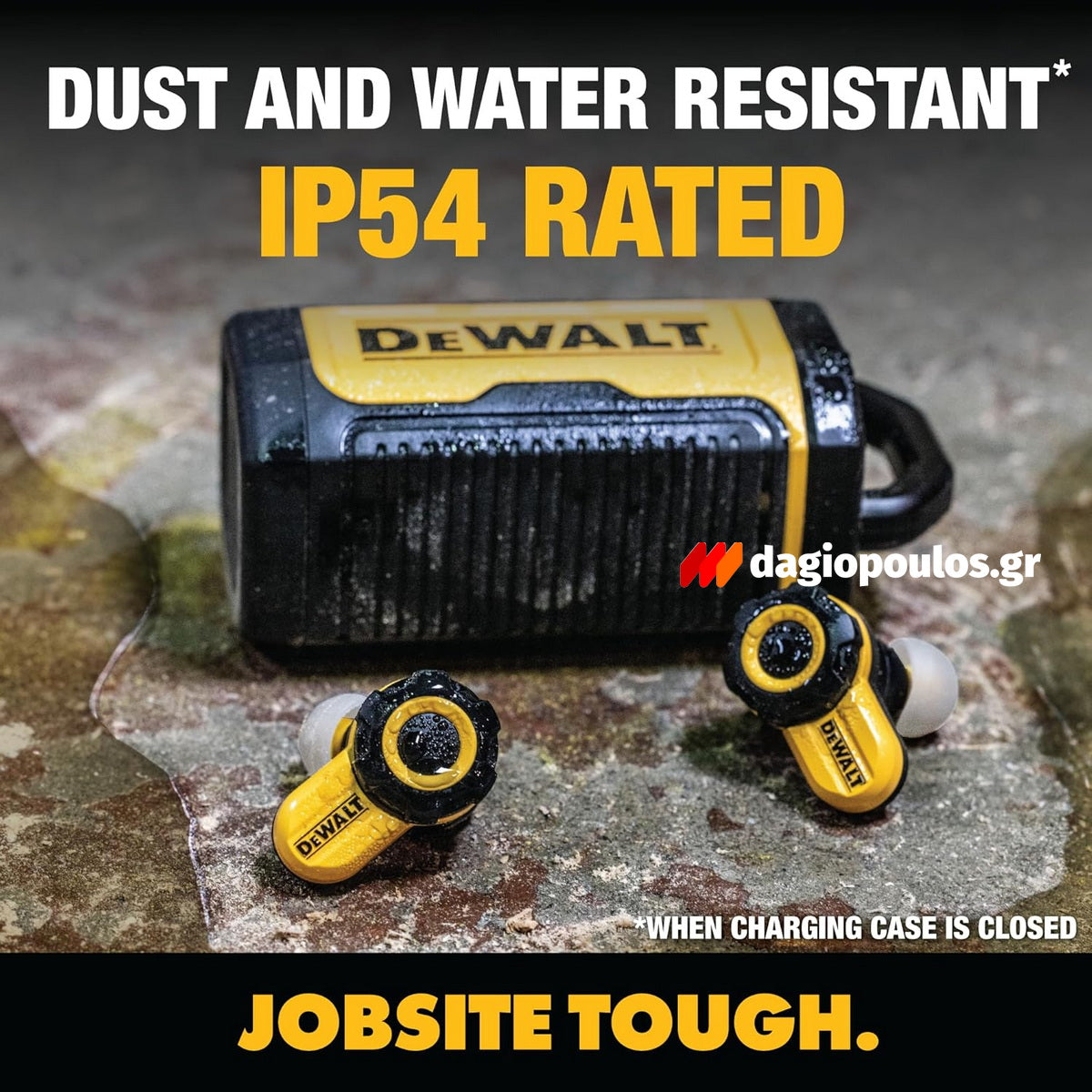 DeWalt 1902097DWG Ασύρματα Ακουστικά Bluetooth PRO-X2 ANC