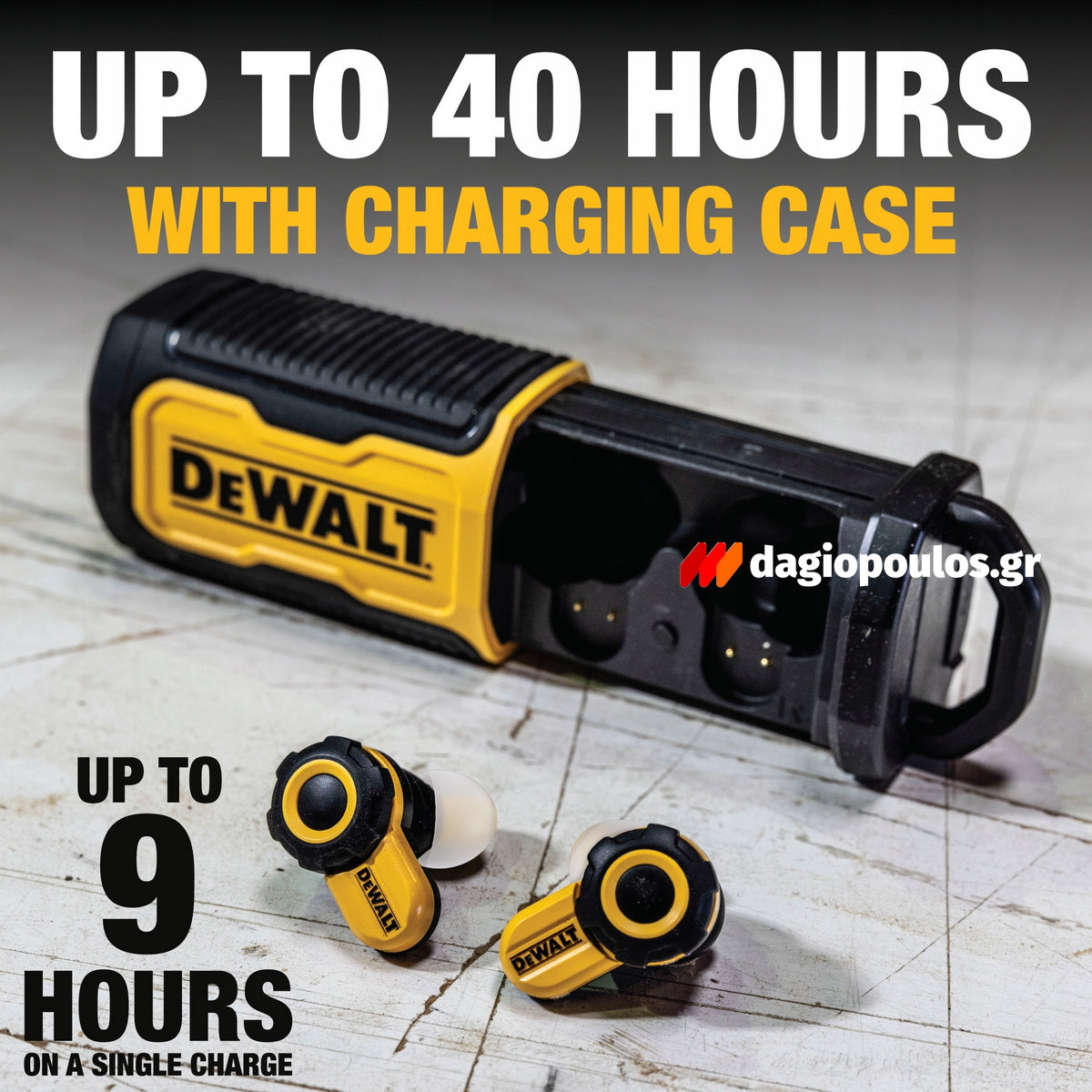 DeWalt 1902097DWG Ασύρματα Ακουστικά Bluetooth PRO-X2 ANC