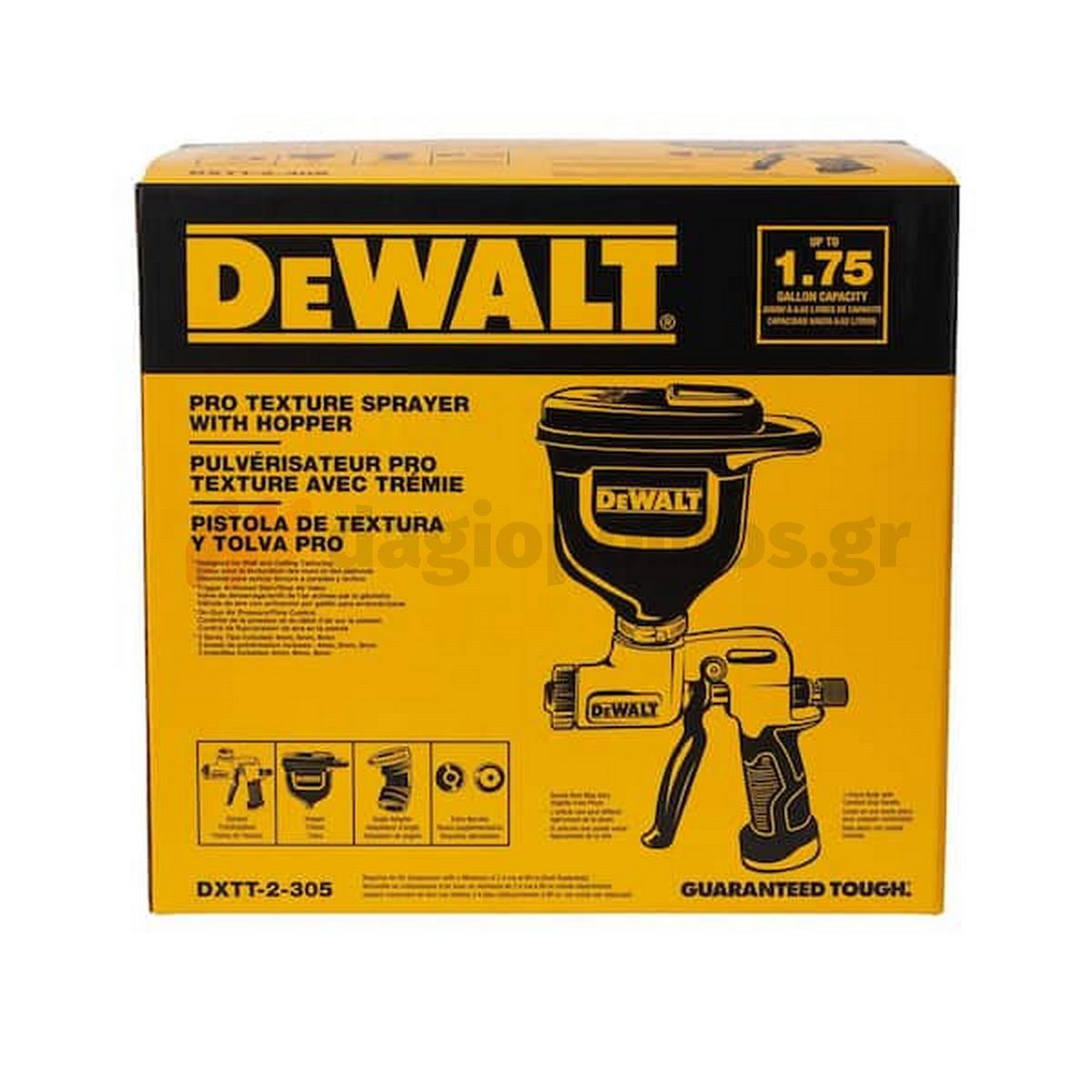 DeWalt DXTT-2-305 Πιστόλι Σοβατίσματος - Ψεκασμού Επιχρισμάτων Αέρος
