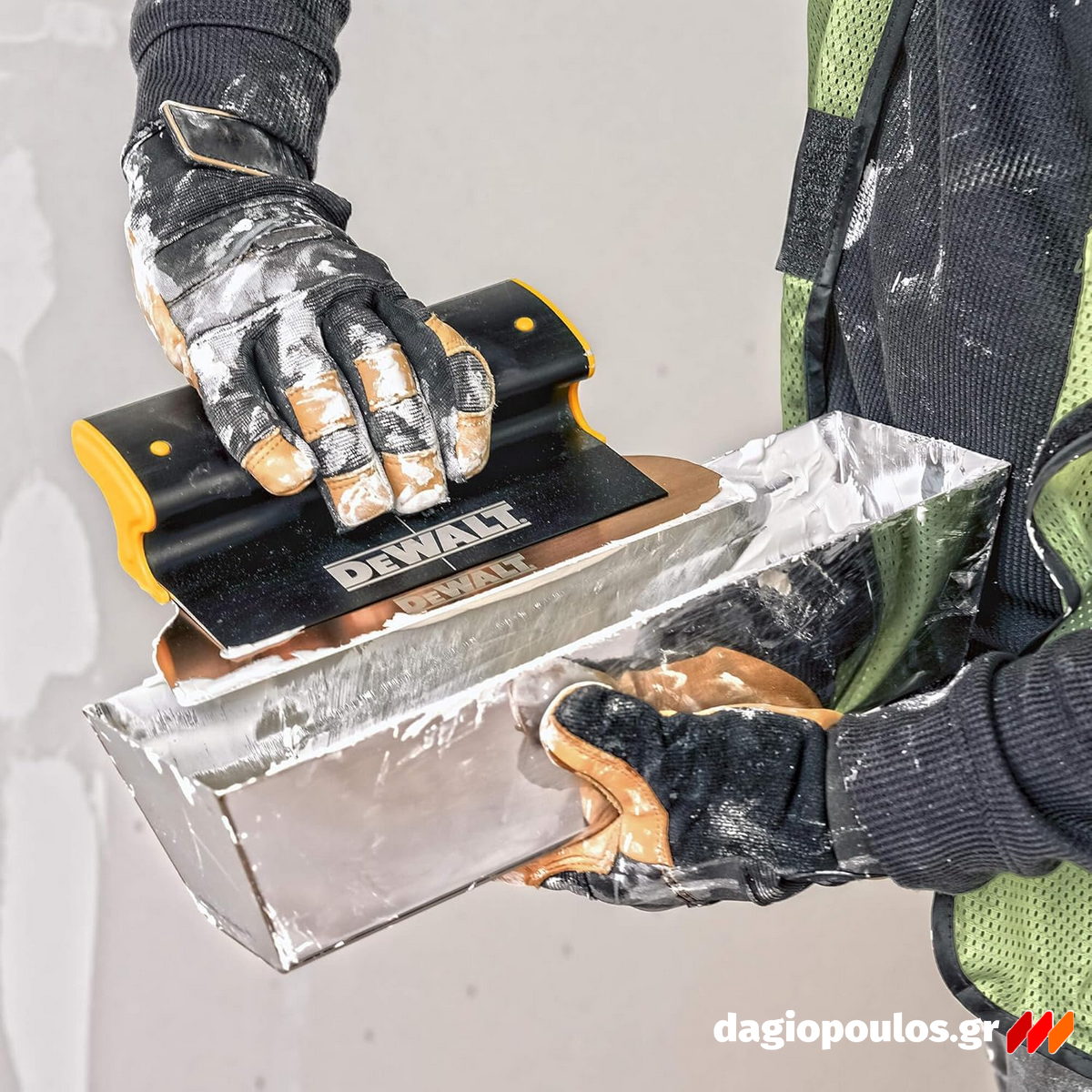 DeWalt DXTT-2-336 SS Mεταλλική Σκάφη Στόκου-Παρετίνας 16" 406mm Ανοξείδωτη