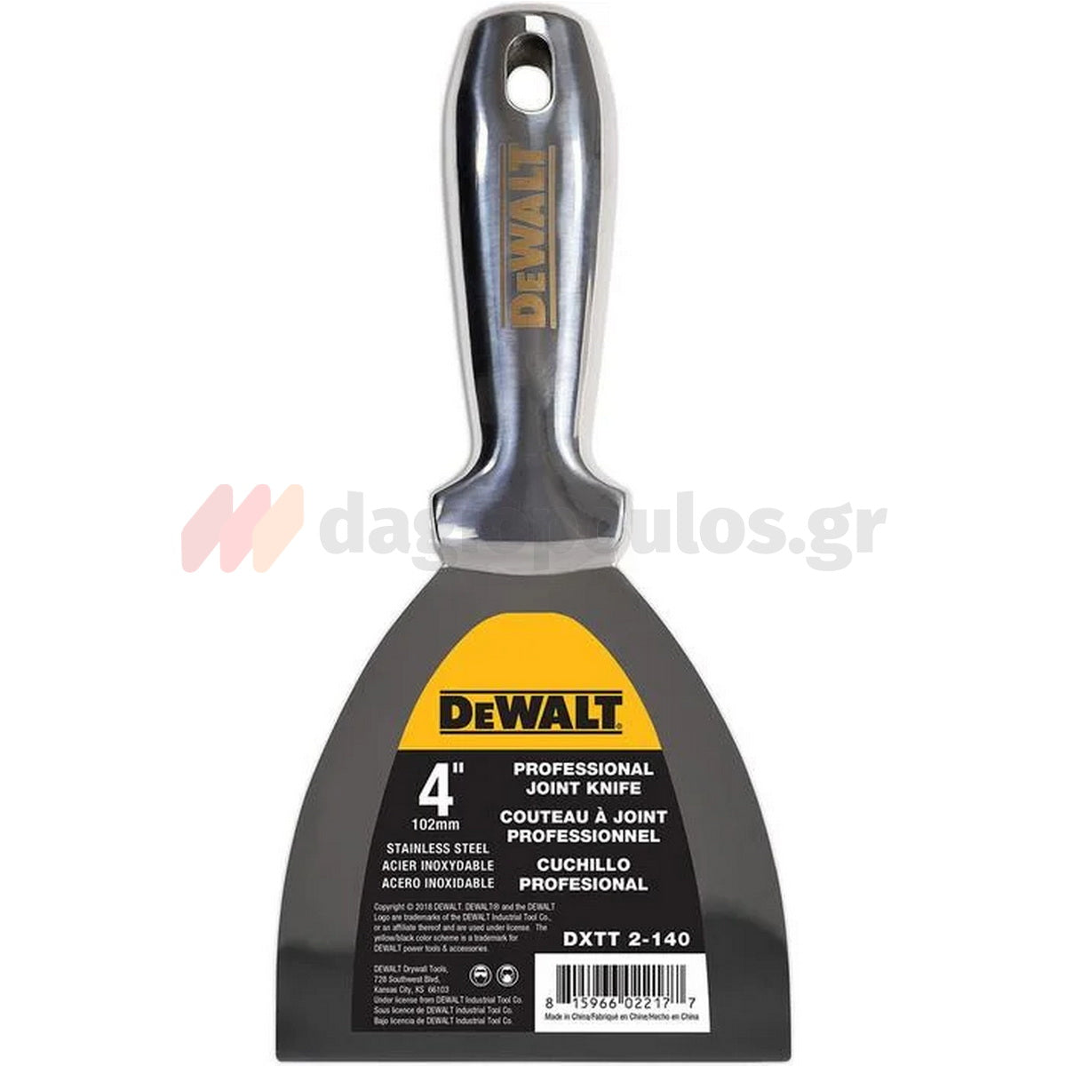 DeWalt DXTT-3-203 Συλλογή Σπάτουλες Σετ 3 Τεμ ΑΝΟΞΕΙΔΩΤΕΣ