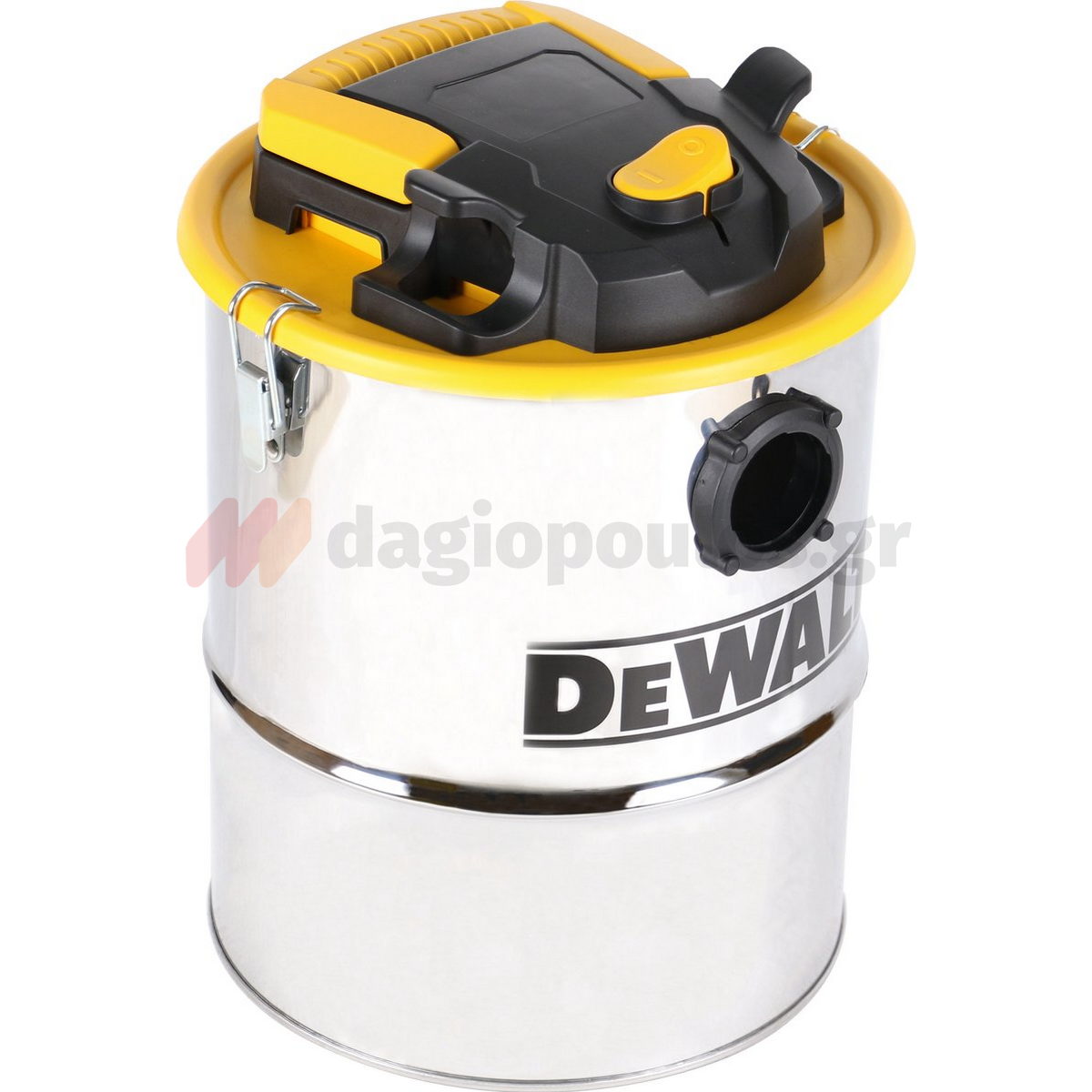 DeWalt DXV15A-QS Ηλεκτρική Σκούπα Στάχτης Με Ανοξείδωτο Κάδο 600W 15Lt