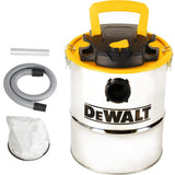 DeWalt DXV15A-QS Ηλεκτρική Σκούπα Στάχτης Με Ανοξείδωτο Κάδο 600W 15Lt