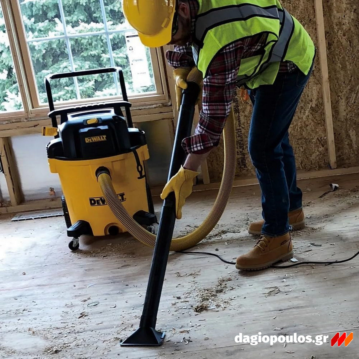 DeWalt DXV61P-QT Ηλεκτρική Σκούπα Υγρών/Στερεών Αθόρυβη 1020W 61Lt