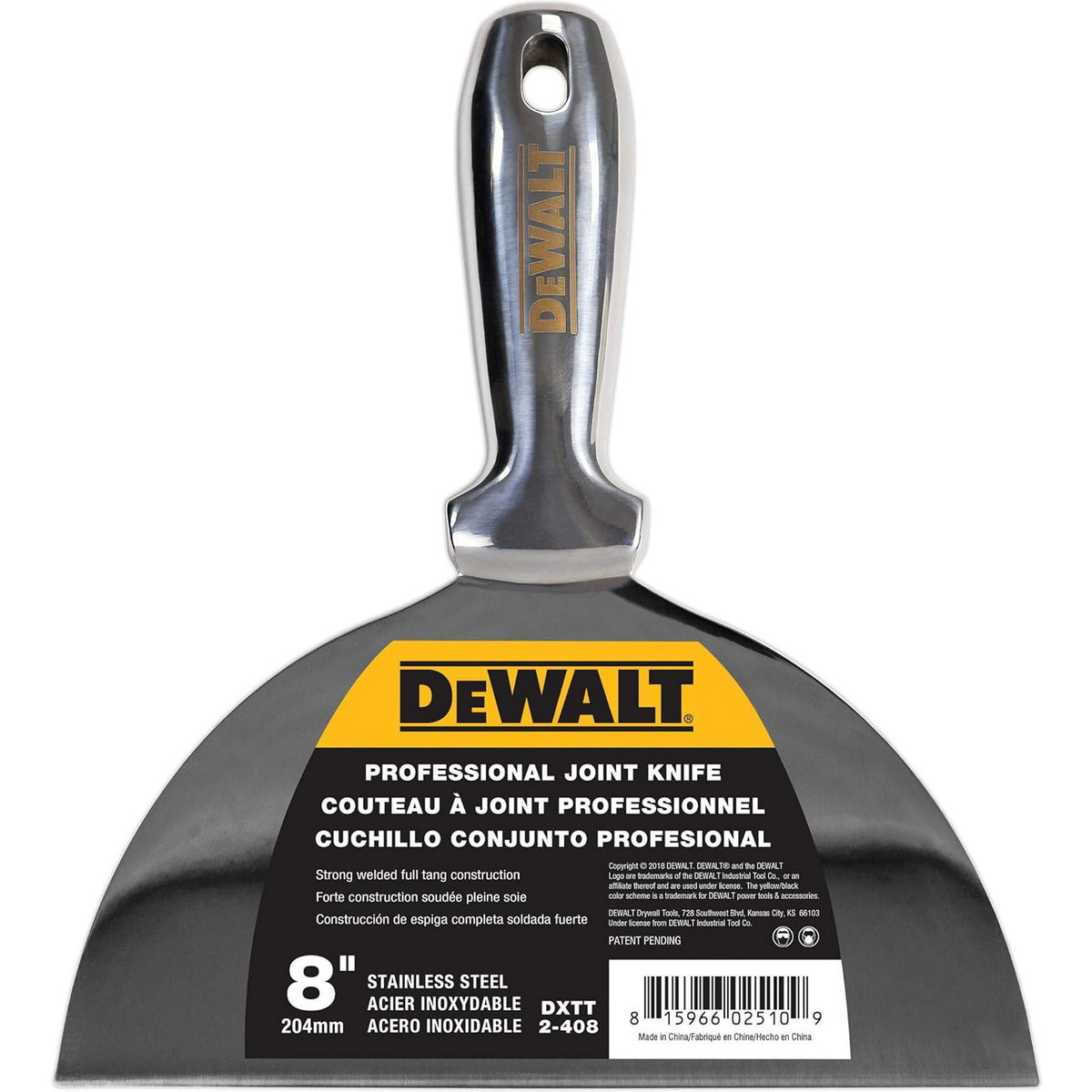 DeWalt DXTT-2-408 Stainless Steel Στοκαδόρος Με Ηλεκτροσυγκολλημένη Λαβή 8″ 203mm ΑΝΟΞΕΙΔΩΤΟΣ
