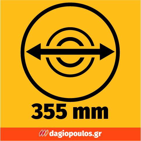 DeWalt DT3450-QZ Δίσκος Κοπής Μετάλλων 355mm