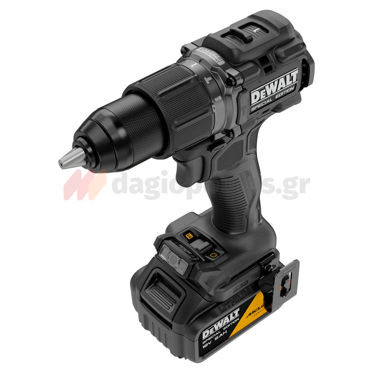DeWalt McLaren DCK2223MP2T-QW Σετ Κρουστικό Δραπανοκατσάβιδο & Γωνιακός Τροχός 18V XR Με 2 Μπατ.5.0Ah-Βαλίτσα Μπαούλο T-Stak
