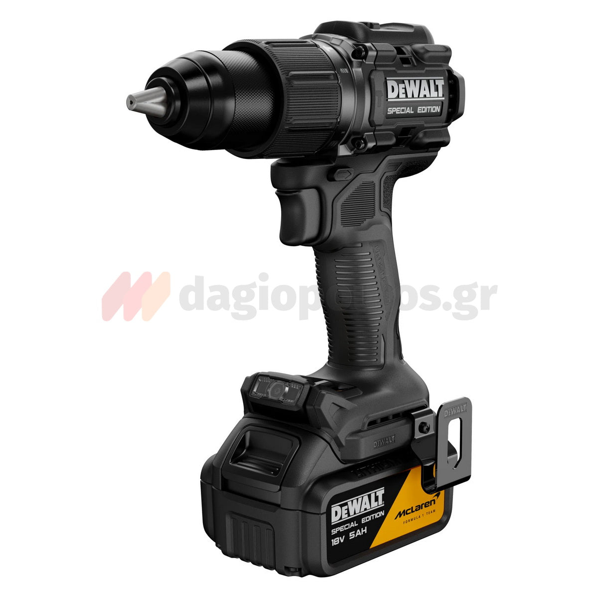 DeWalt McLaren DCK2223MP2T-QW Σετ Κρουστικό Δραπανοκατσάβιδο & Γωνιακός Τροχός 18V XR Με 2 Μπατ.5.0Ah-Βαλίτσα Μπαούλο T-Stak