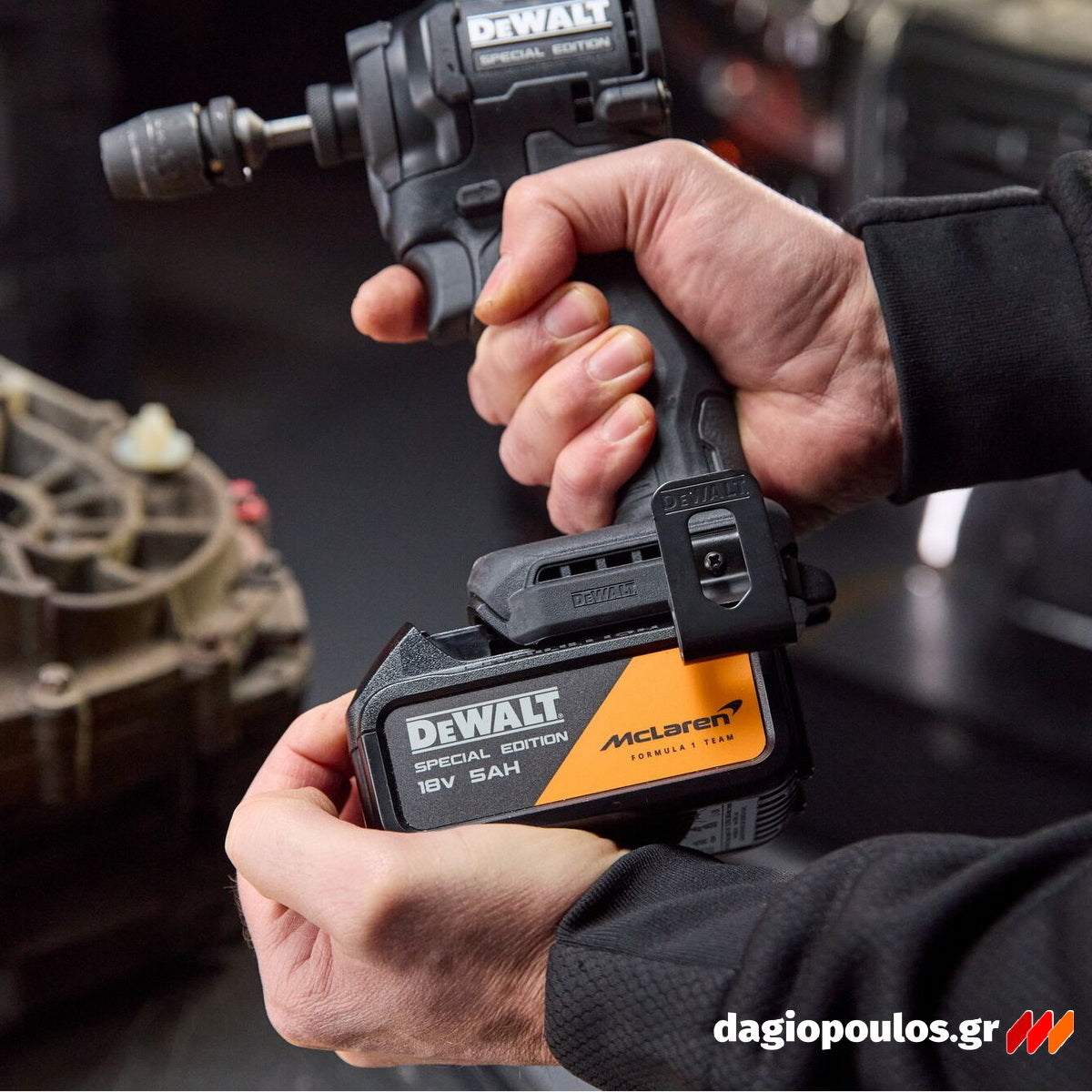 DeWalt McLaren DCF86MP2T-QW Brushless Παλμικό Κατσαβίδι 18V Li-Ion Με 2 Μπατ.5.0Ah-Βαλίτσα T-STAK