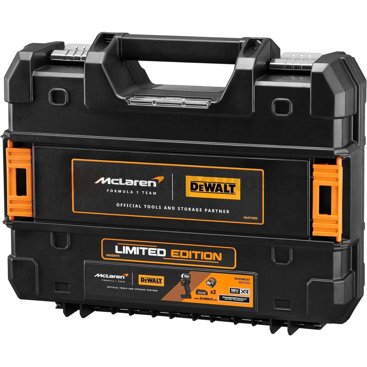 DeWalt McLaren DCF92MP2T-QW Brushless Μπουλονόκλειδο Μπαταρίας 1/2" 18V Li-Ion Με 2 Μπατ.5.0Ah - Βαλίτσα T-STAK