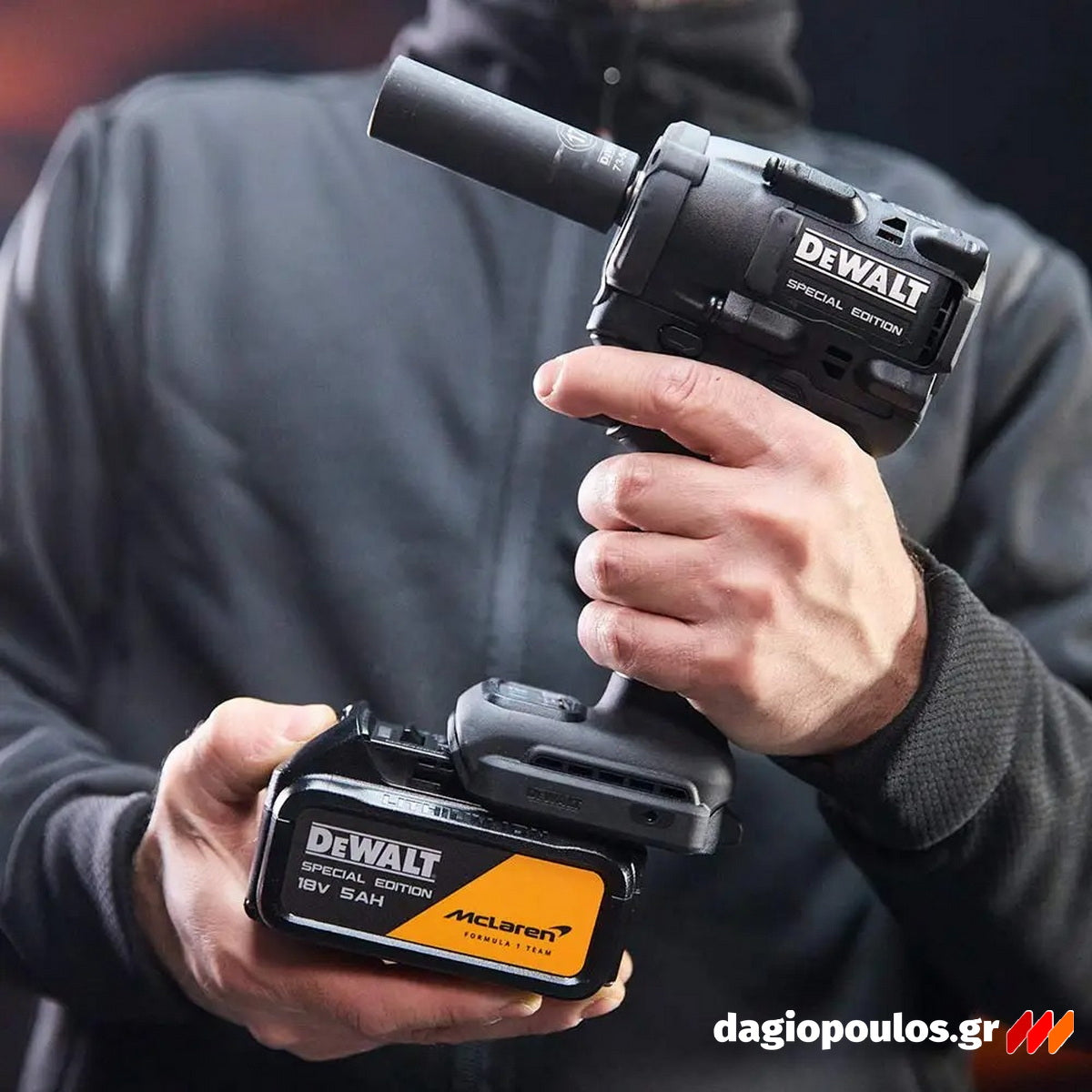 DeWalt McLaren DCF92MP2T-QW Brushless Μπουλονόκλειδο Μπαταρίας 1/2" 18V Li-Ion Με 2 Μπατ.5.0Ah - Βαλίτσα T-STAK