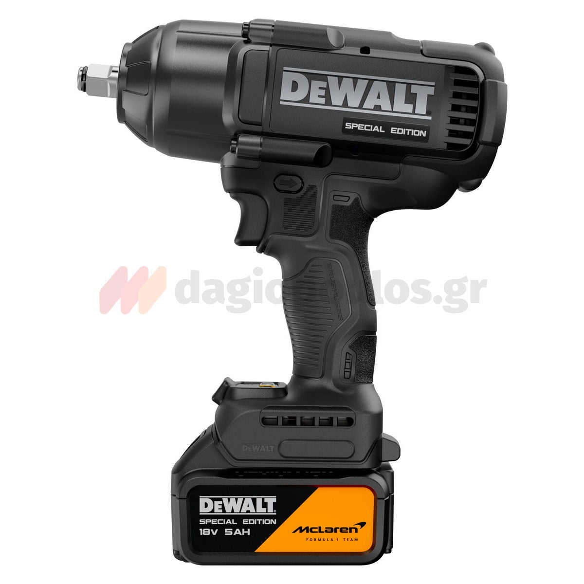 DeWalt McLaren DCK3222MP2T-QW Συλλογή Brushless Δραπανοκατσάβιδο, Τροχός & Μπουλονόκλειδο 18V Με 2 Μπατ.5.0Ah - Βαλίτσα T-Stak
