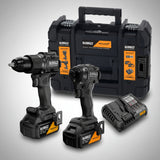 DeWalt McLaren DCK2222MP2T-QW Σετ Brushless Κρουστικό Δραπανακατσάβιδο & Παλμικό Κατσαβίδι 18V Με 2 Μπατ.5.0Ah - Βαλίτσα T-STAK