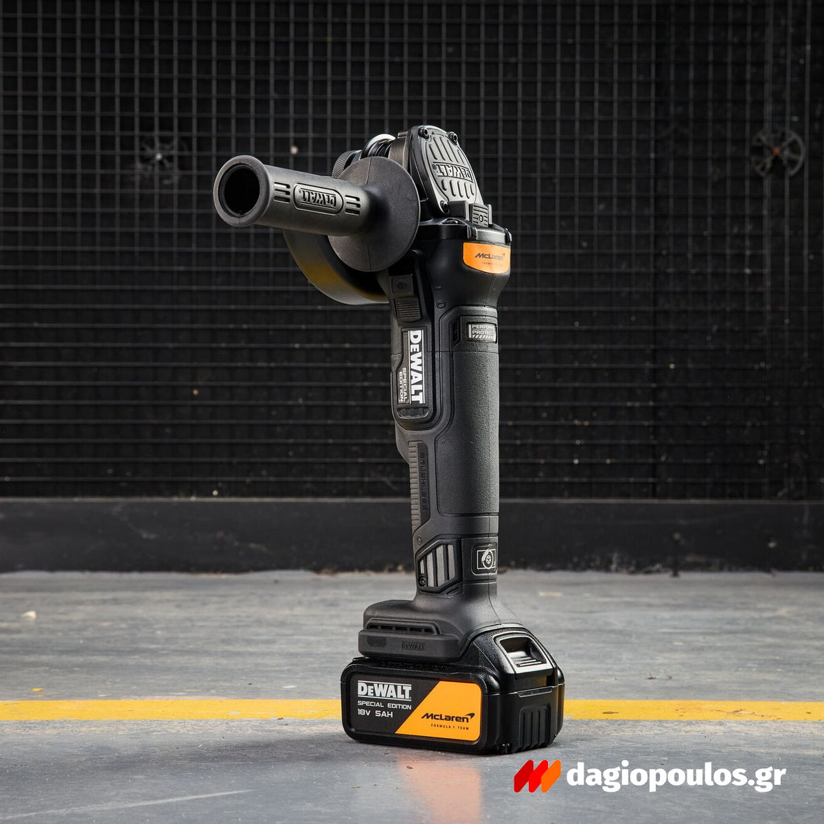 DeWalt McLaren DCK2223MP2T-QW Σετ Κρουστικό Δραπανοκατσάβιδο & Γωνιακός Τροχός 18V XR Με 2 Μπατ.5.0Ah-Βαλίτσα Μπαούλο T-Stak