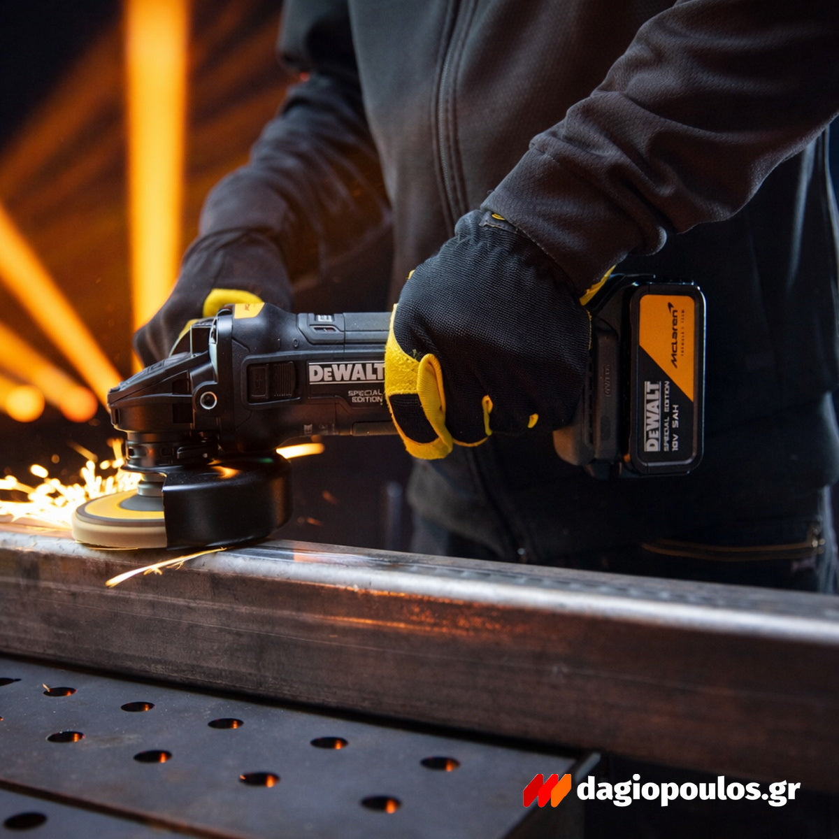 DeWalt McLaren DCK3222MP2T-QW Συλλογή Brushless Δραπανοκατσάβιδο, Τροχός & Μπουλονόκλειδο 18V Με 2 Μπατ.5.0Ah - Βαλίτσα T-Stak