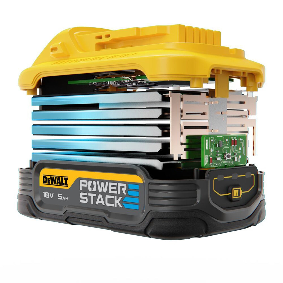 DeWalt DCB1104H2-QW Σετ Φορτιστής DCB1104 12-18V Με 2 Μπαταρίες DCB518 5.0Ah Powerstack