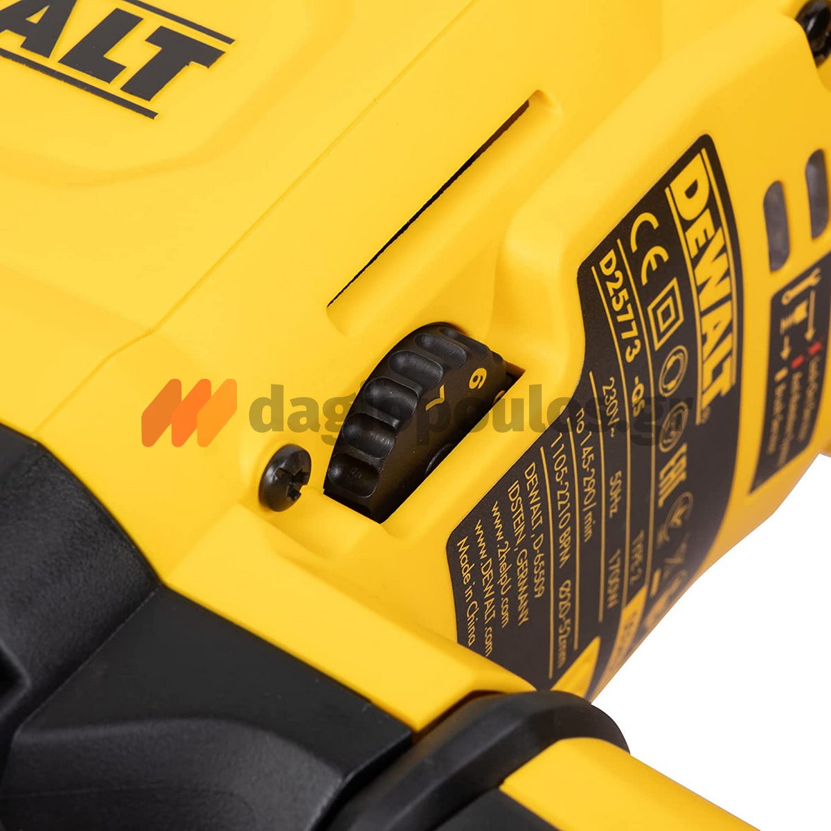 DeWalt D25773K-QS SDS Max Ηλεκτρικό Σκαπτικό Πνευματικό Πιστολέτο 1700W 10.6kg 19.4Joule 10.6kg
