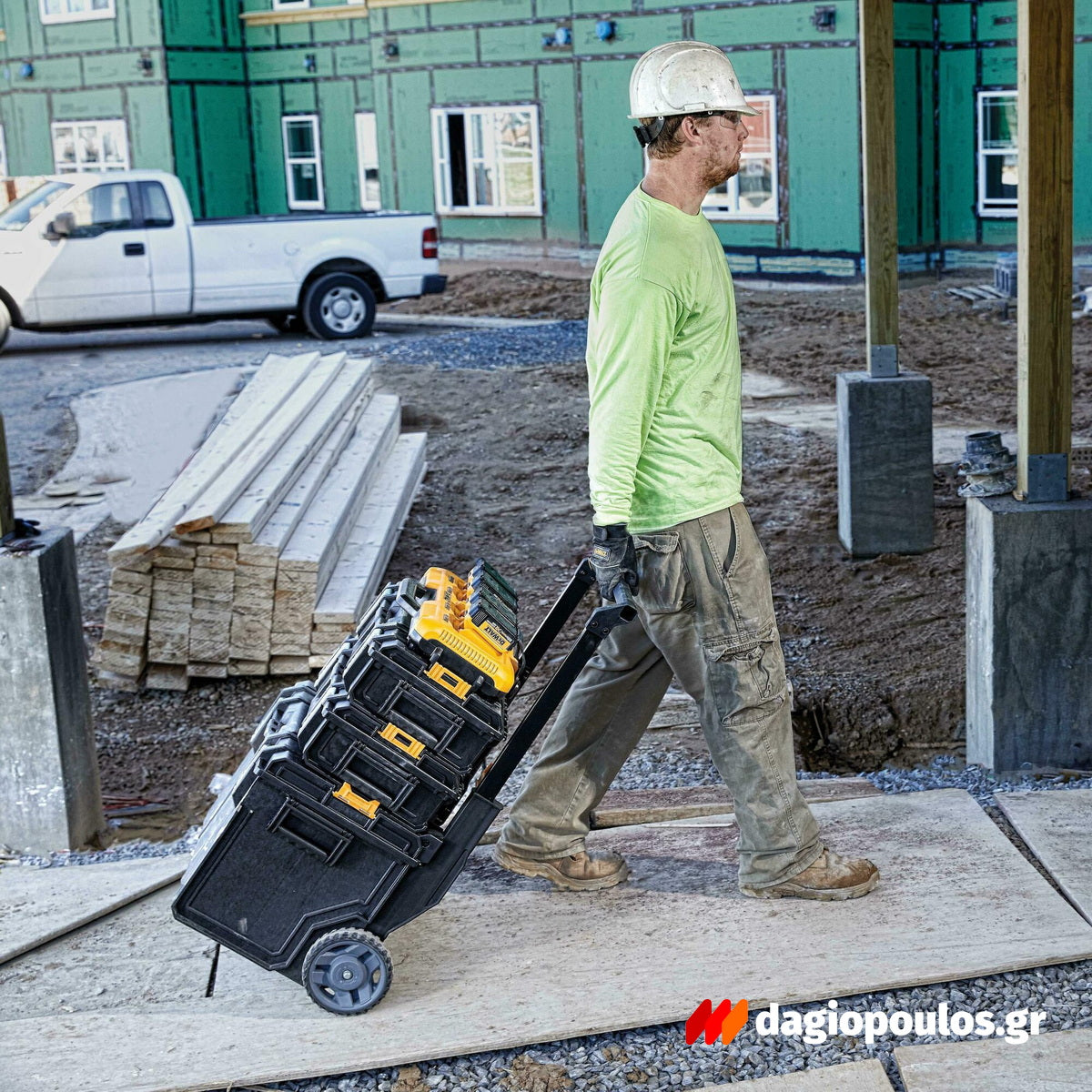 Dewalt DCB104-QW Ταχυφορτιστής 4 Θέσεων Μπαταριών XR Flexvolt Powerstack 8Α 10.8-12-14.4-18V Li-Ion