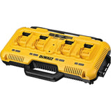 Dewalt DCB104-QW Ταχυφορτιστής 4 Θέσεων Μπαταριών XR Flexvolt Powerstack 8Α 10.8-12-14.4-18V Li-Ion