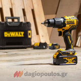 DeWalt DCD709L2T Brushless Κρουστικό Δραπανοκατσάβιδο Μπαταρίας 18V Li-Ion Με 2 Μπαταρίες 3.0Ah & Βαλίτσα T-Stak