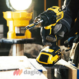 DeWalt DCD709L2T Brushless Κρουστικό Δραπανοκατσάβιδο Μπαταρίας 18V Li-Ion Με 2 Μπαταρίες 3.0Ah & Βαλίτσα T-Stak