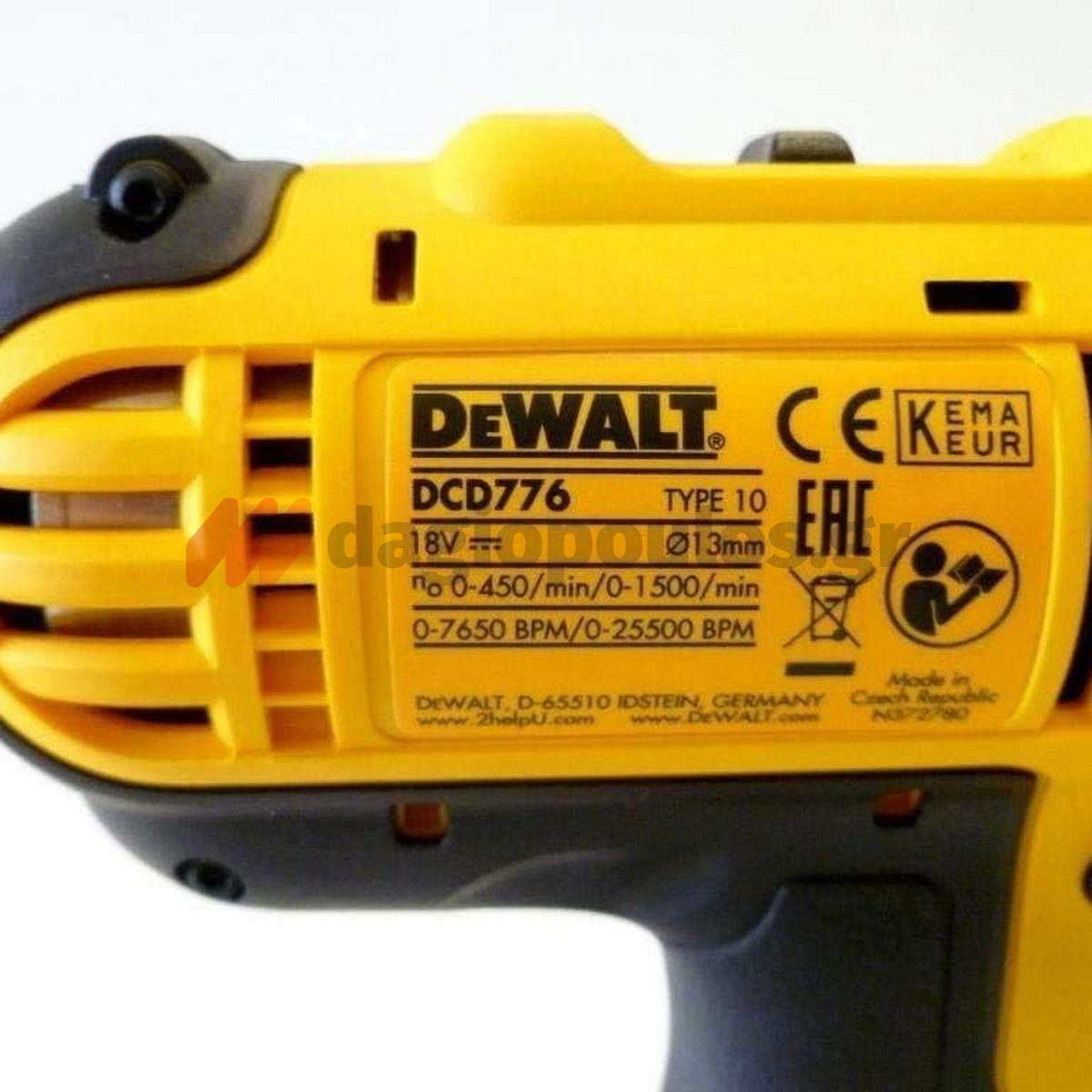DeWalt DCD776C2-QW Κρουστικό Δραπανοκατσάβιδο Μπαταρίας 18V Li-Ion Με 2 Μπατ.1.3Ah - Φορτιστή -Βαλίτσα