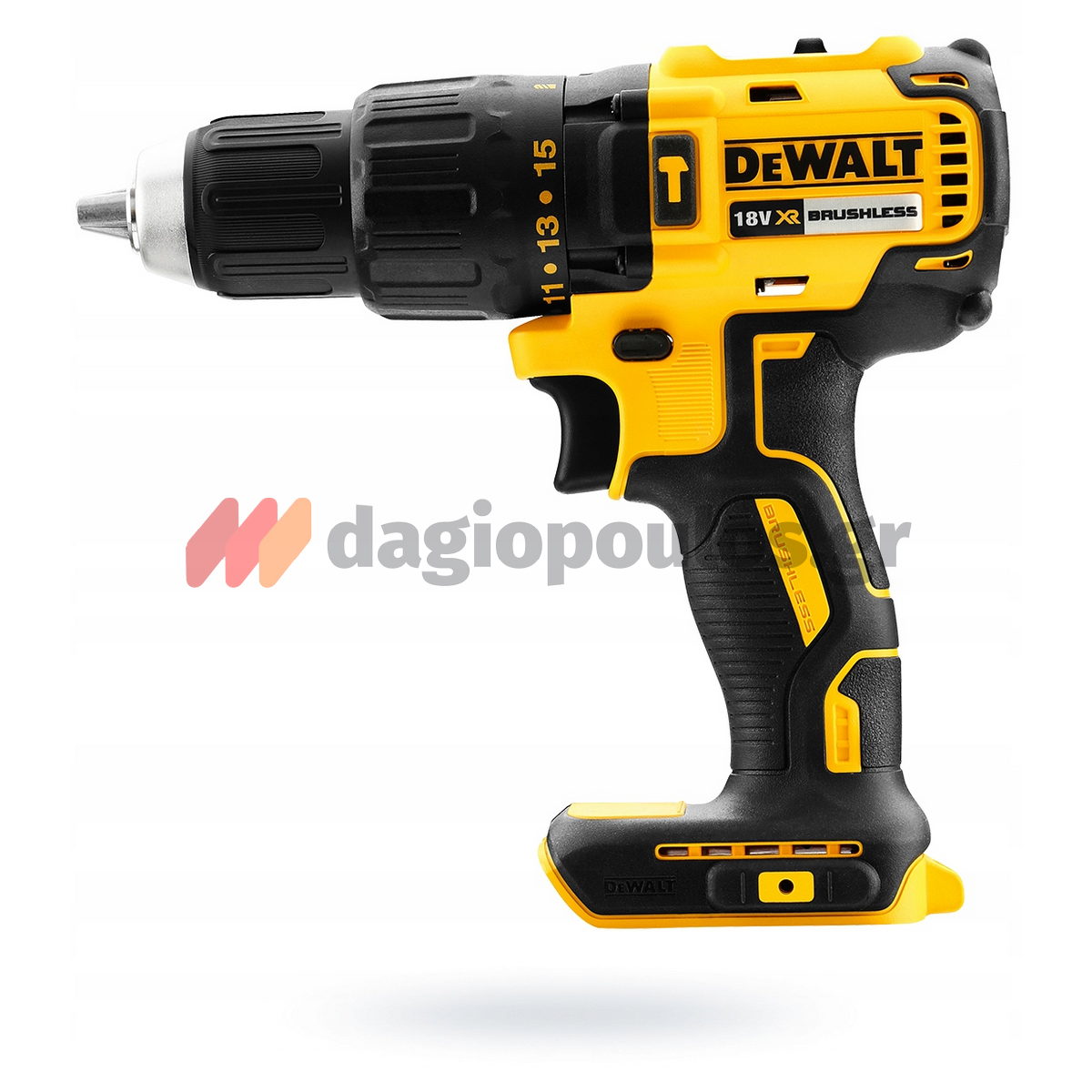 DeWalt DCK2060D2T-QW Brushless Συλλογή Κρουστικό Δραπανοκατσάβιδο & Παλμικό Κατσαβίδι 18V Li-Ion Με 2 Μπαταρίες 2.0Ah & Βαλίτσα