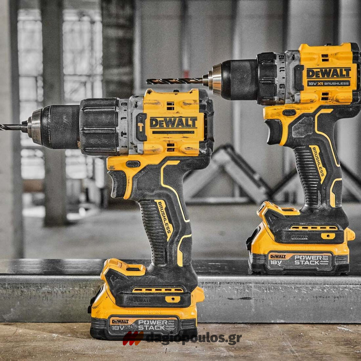 DeWalt DCD805H2T-QW Brushless Κρουστικό Δραπανοκατσάβιδο Μπαταρίας 18V Li-Ion Με 2 Μπαταρίες 5.0Ah Powerstack & Βαλίτσα T-Stak
