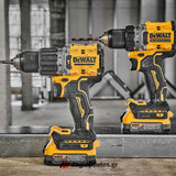 DeWalt DCD805H2T-QW Brushless Κρουστικό Δραπανοκατσάβιδο Μπαταρίας 18V Li-Ion Με 2 Μπαταρίες 5.0Ah Powerstack & Βαλίτσα T-Stak