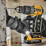 DeWalt DCD805H2T-QW Brushless Κρουστικό Δραπανοκατσάβιδο Μπαταρίας 18V Li-Ion Με 2 Μπαταρίες 5.0Ah Powerstack & Βαλίτσα T-Stak