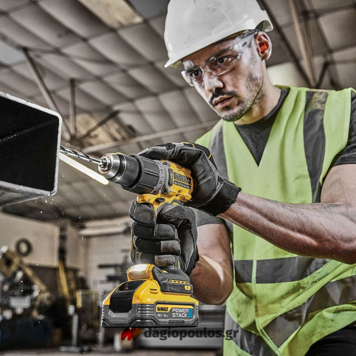 DeWalt DCD805H2T-QW Brushless Κρουστικό Δραπανοκατσάβιδο Μπαταρίας 18V Li-Ion Με 2 Μπαταρίες 5.0Ah Powerstack & Βαλίτσα T-Stak