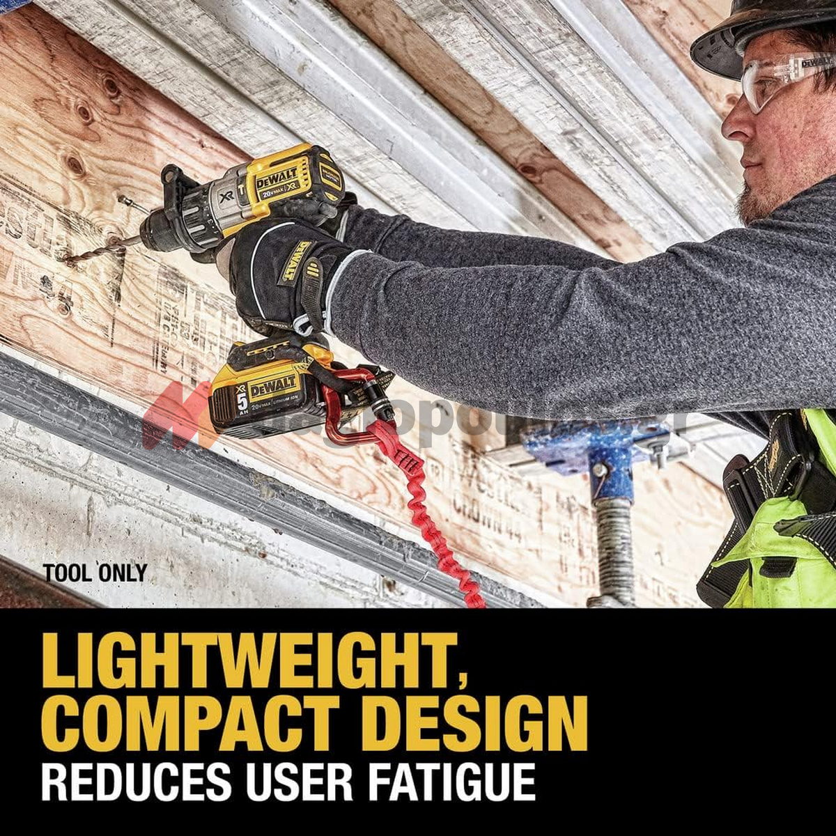 DeWalt DCD996P2 Brushless Κρουστικό Δραπανοκατσάβιδο Μπαταρίας 18V Li-Ion Με 2 Μπαταρίες 5.0Ah & Βαλίτσα T-Stak
